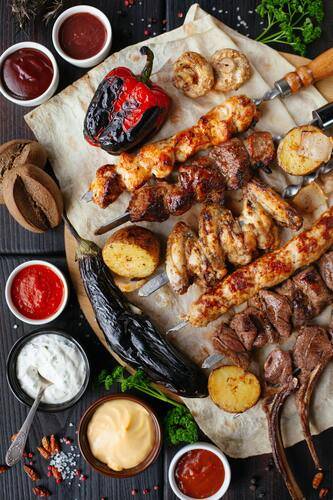 kopa oven charcoal grilled food